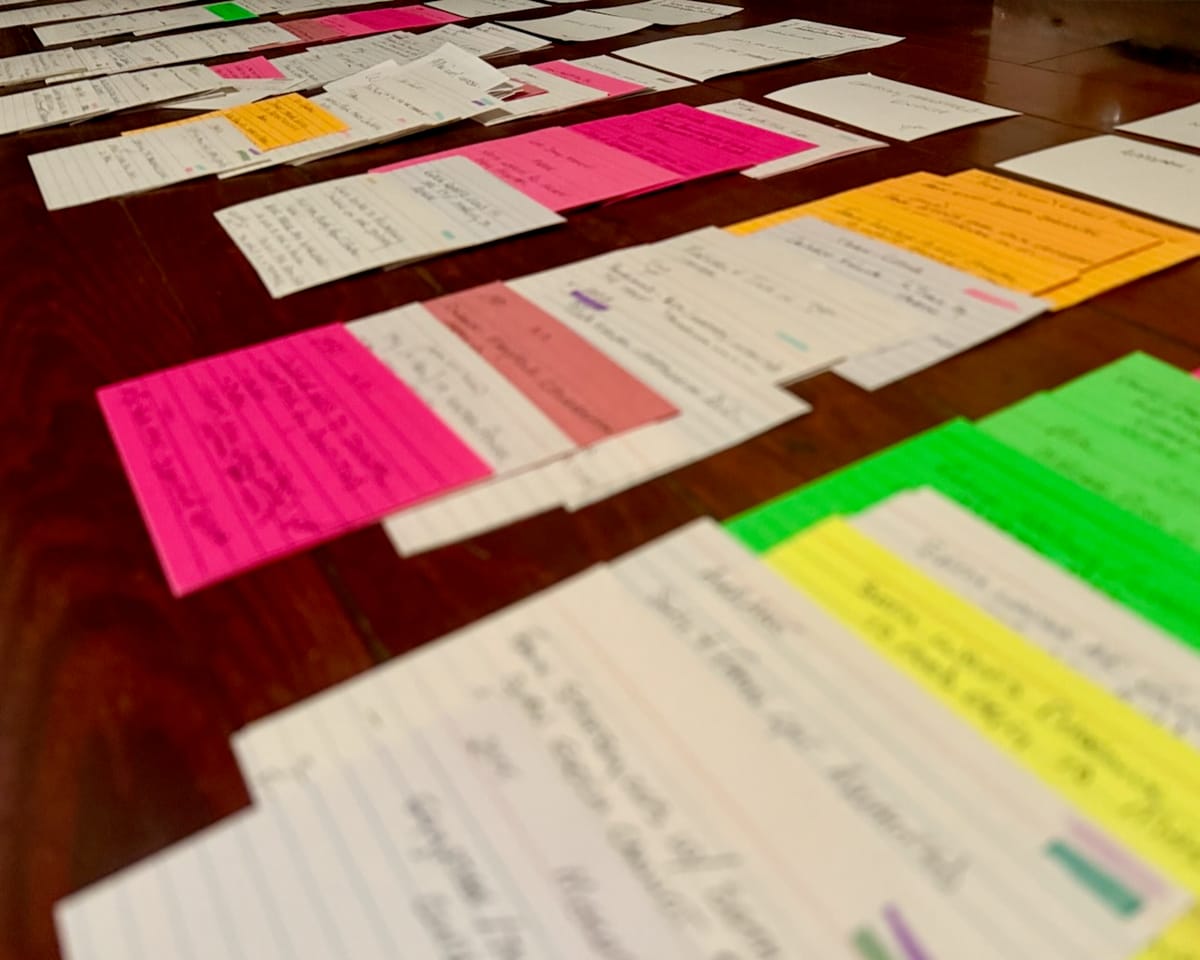 How to go from idea to draft